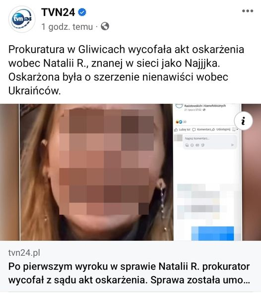 TVN24 pisze o nas bez nas