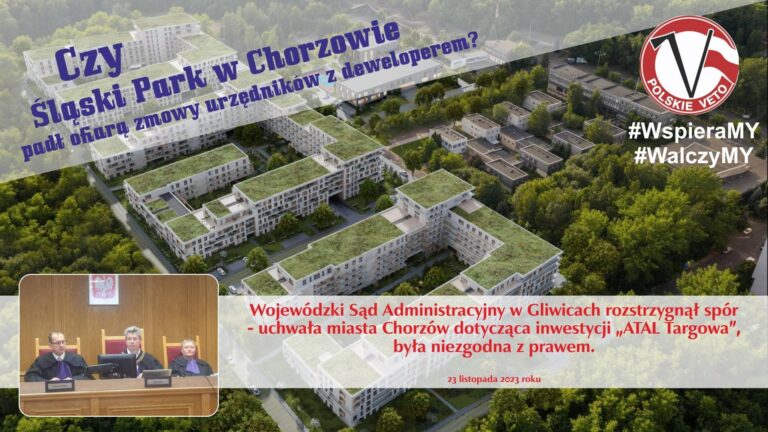 Czy Śląski Park w Chorzowie padł ofiarą zmowy urzędników z deweloperem?