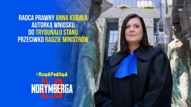 W przygotowaniu wniosek do Trybunału Stanu autorstwa Radcy Prawnego Anny Kubali