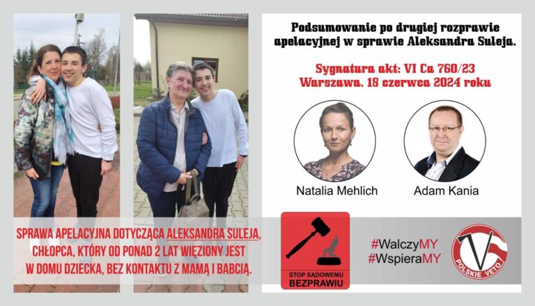 Sprawa apelacyjna Olka Suleja – podsumowanie