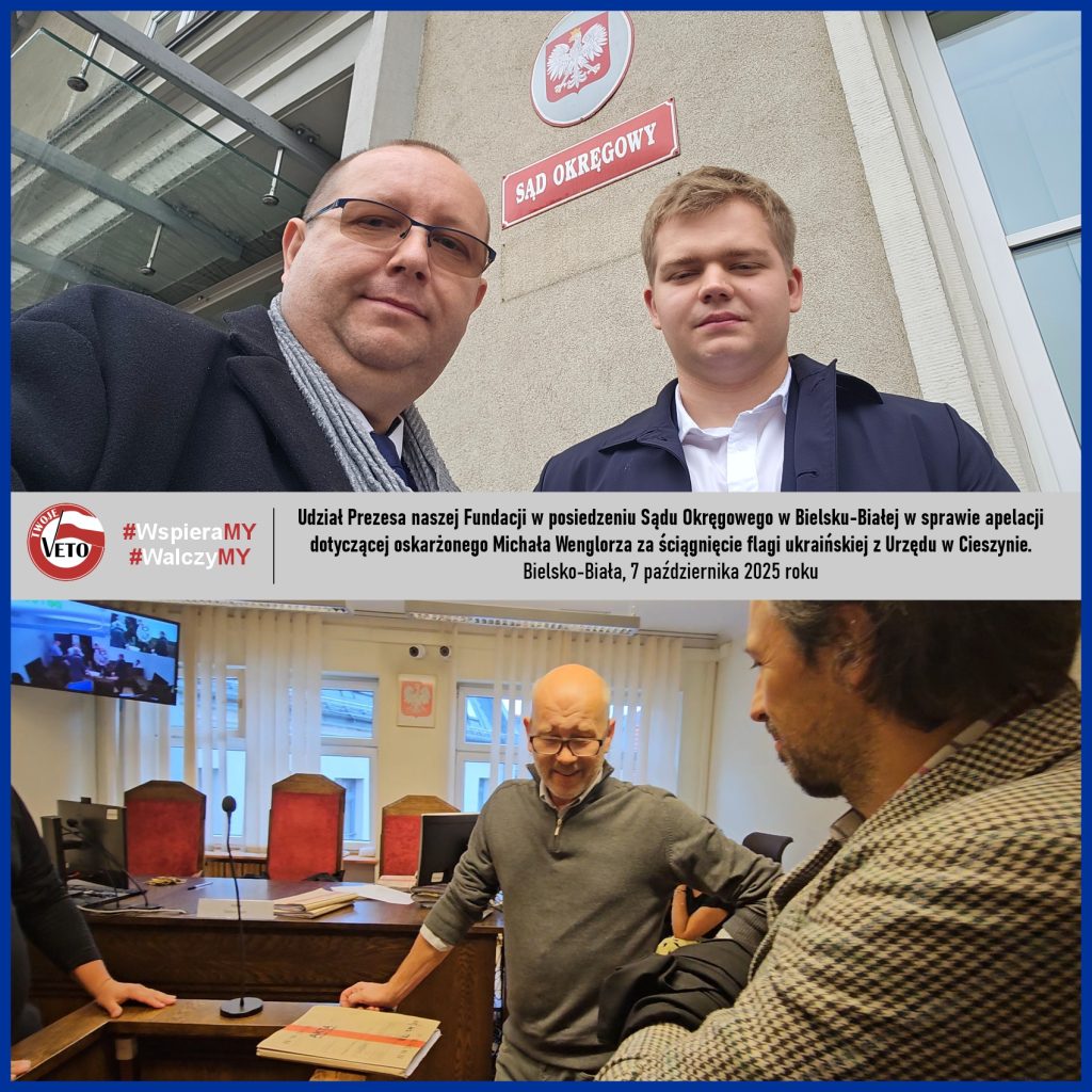 Sprawozdanie i rozliczenie działań Fundacji z 41 tygodnia (od 6 do 12 października 2025 roku) - w sumie za cztery działania.