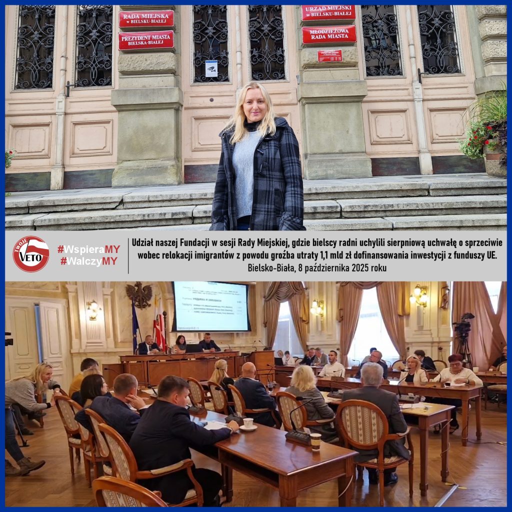 Sprawozdanie i rozliczenie działań Fundacji z 41 tygodnia (od 6 do 12 października 2025 roku) - w sumie za cztery działania.