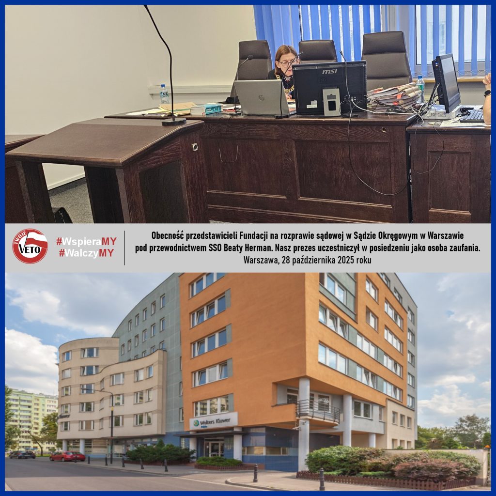 Podsumowanie działań Fundacji oraz rozliczenie wsparcia za 44 tydzień 2025 roku.