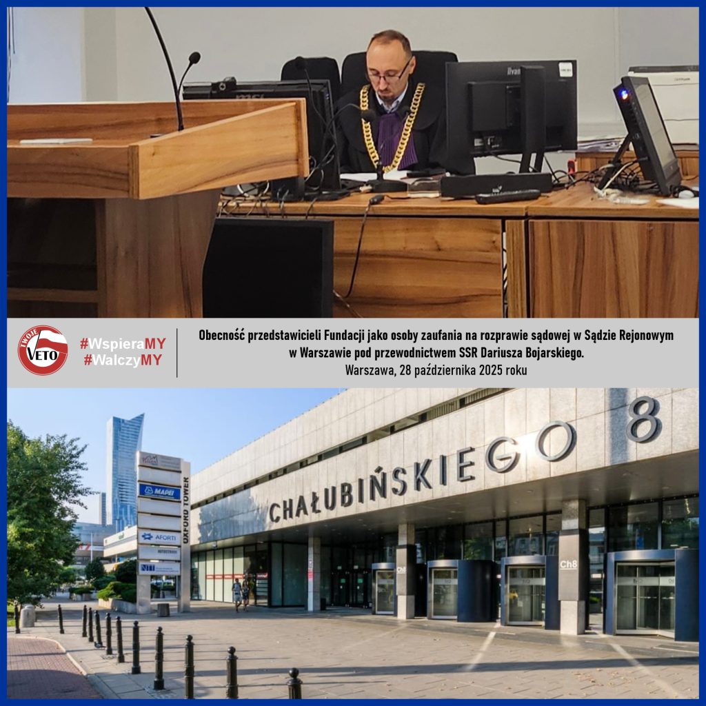 Podsumowanie działań Fundacji oraz rozliczenie wsparcia za 44 tydzień 2025 roku.