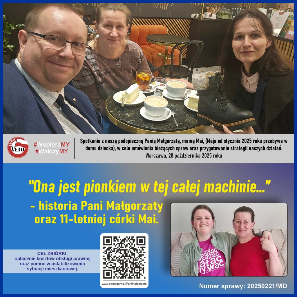 Podsumowanie działań Fundacji oraz rozliczenie wsparcia za 44 tydzień 2025 roku.