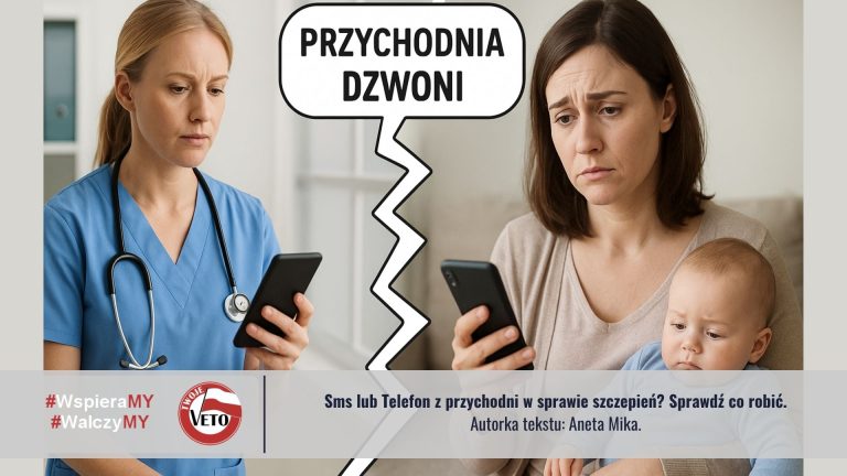 Gdy przychodnia wysyła SMS-a lub dzwoni w sprawie szczepień – co robić?
