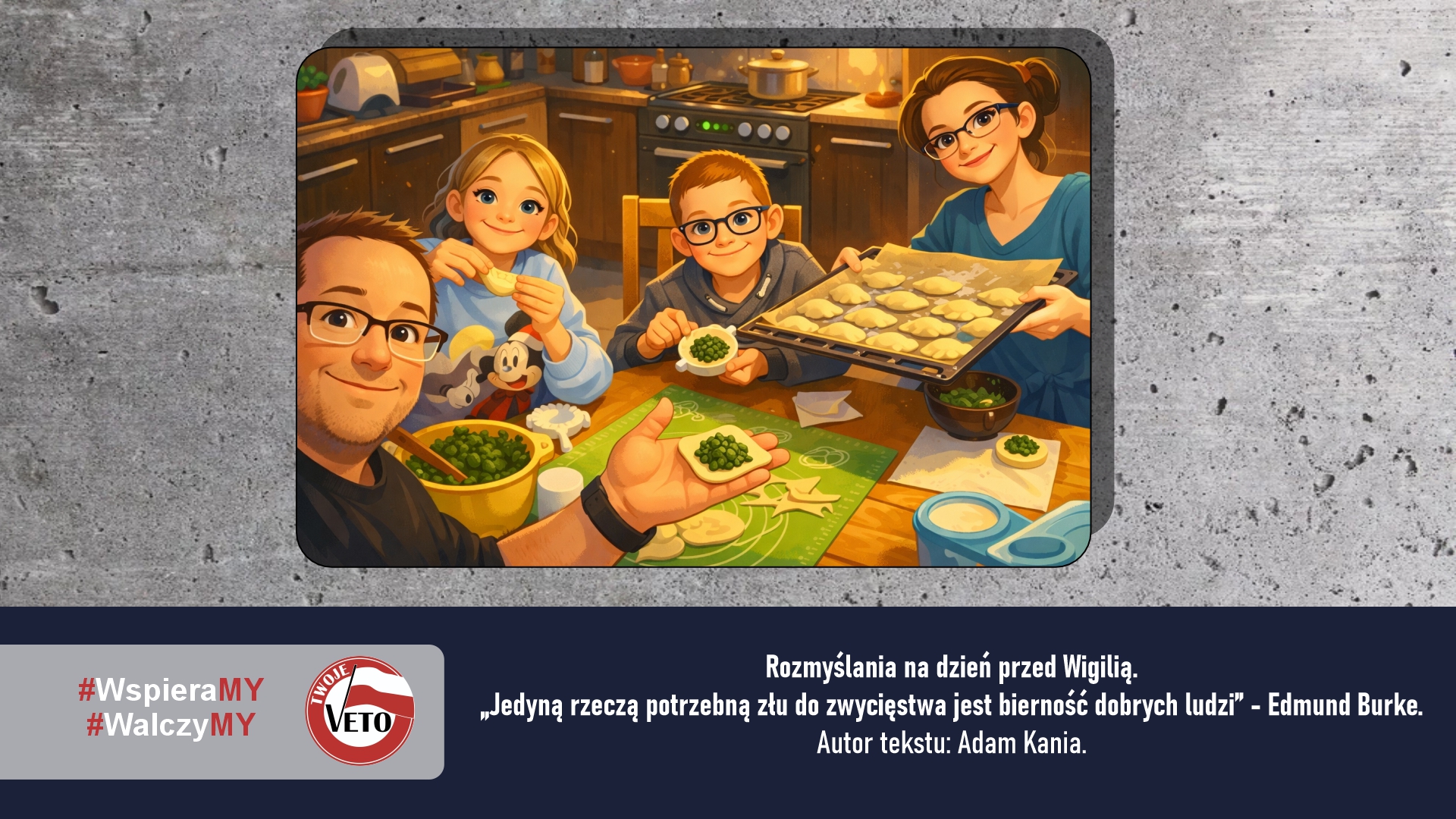 Rozmyślania na dzień przed Wigilią Bożego Narodzenia.