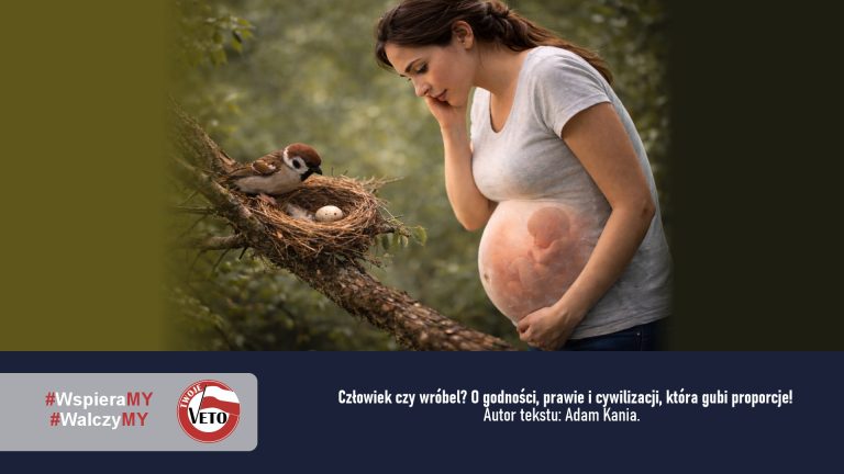 Człowiek czy wróbel? O godności, prawie i cywilizacji, która gubi proporcje!