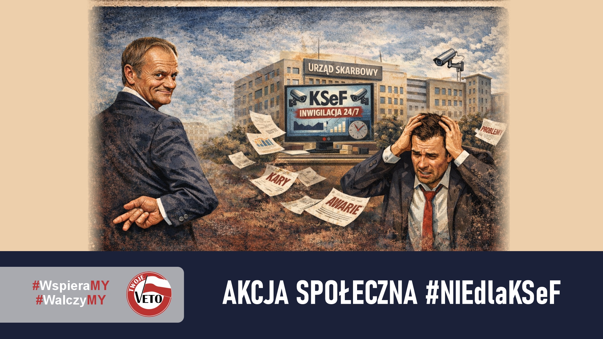 Akcja #NIEdlaKSeF - piszemy do Prezydenta RP, Karola Nawrockiego.