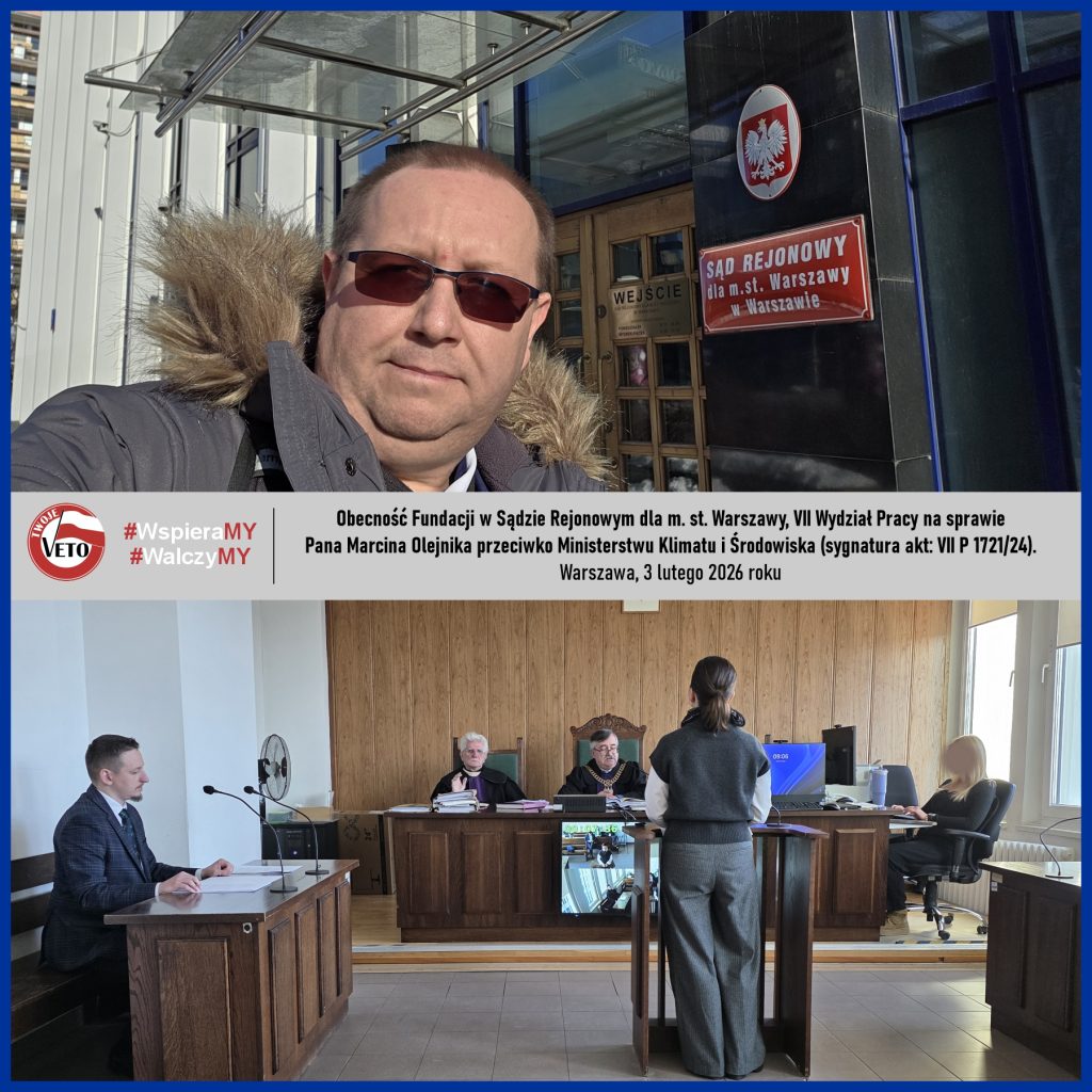 Podsumowanie działań Fundacji oraz rozliczenie wsparcia za 6 tydzień 2026 roku - działanie drugie.