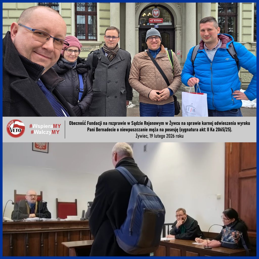 Podsumowanie działań Fundacji oraz rozliczenie wsparcia za 8 tydzień 2026 roku - działanie pierwsze.