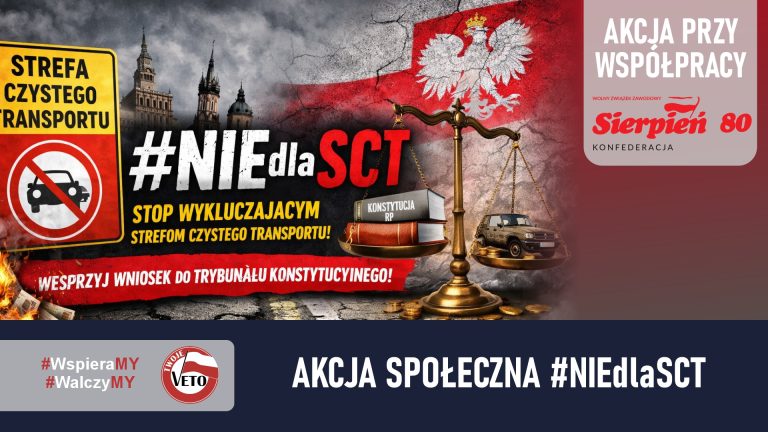 Akcja #NIEdlaSCT – składamy wniosek do Trybunału Konstytucyjnego.