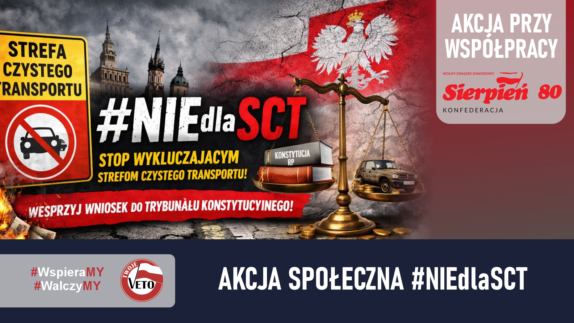Akcja #NIEdlaSCT - składamy wniosek do Trybunału Konstytucyjnego.
