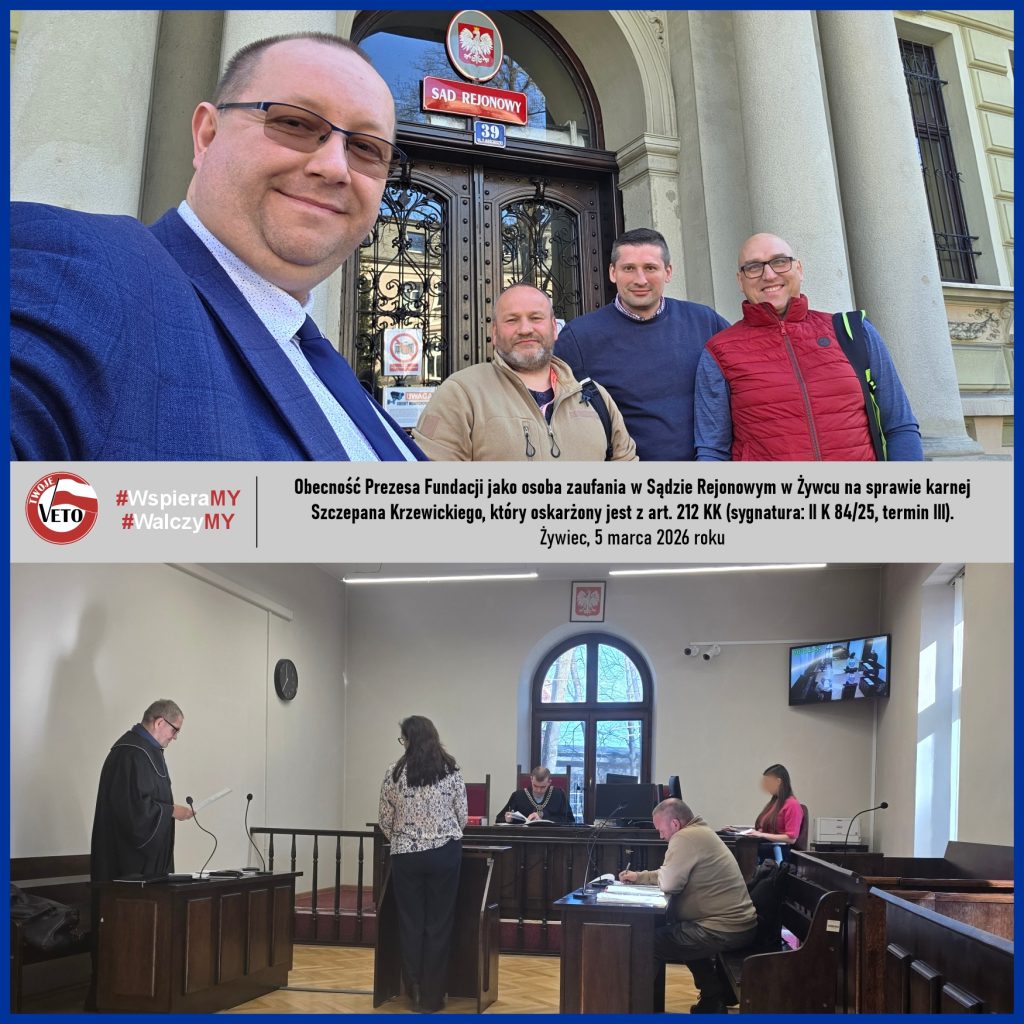 Podsumowanie działań Fundacji oraz rozliczenie wsparcia za 10 tydzień 2026 roku - działanie czwarte.