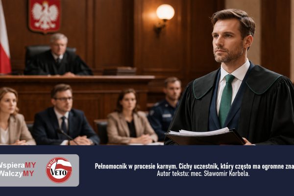 Pełnomocnik w procesie karnym. Cichy uczestnik, który często ma ogromne znaczenie.