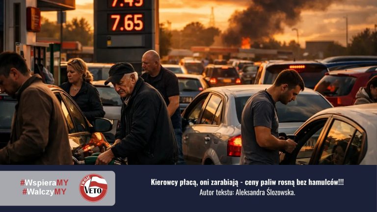 Kierowcy płacą, oni zarabiają – ceny paliw rosną bez hamulców!
