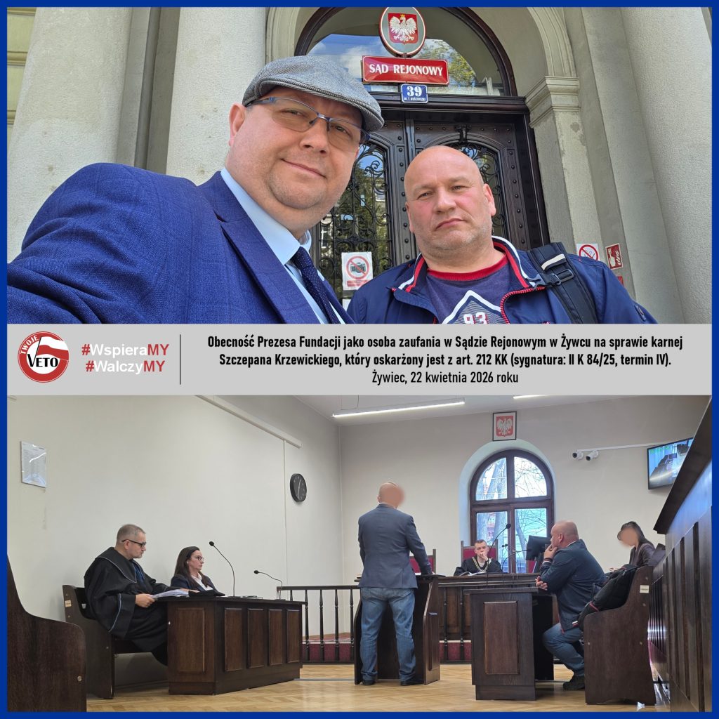 Podsumowanie działań Fundacji oraz rozliczenie wsparcia za 17 tydzień 2026 roku - działanie pierwsze.